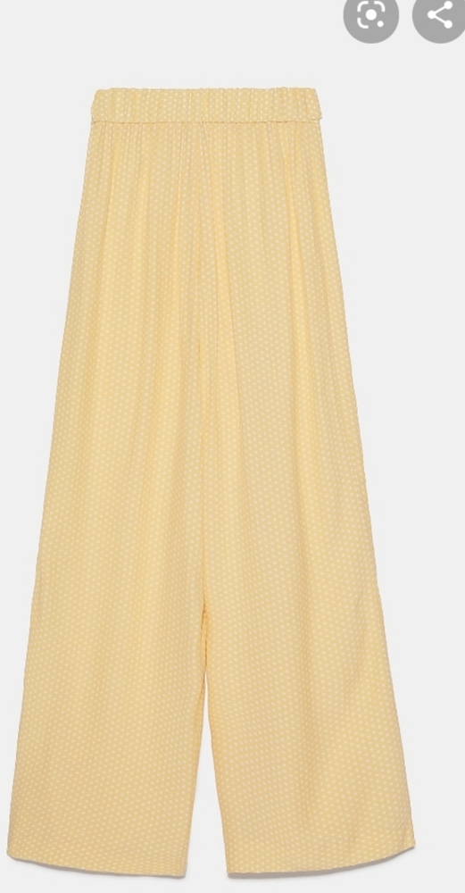 Zara palazzo trousers with tie belt